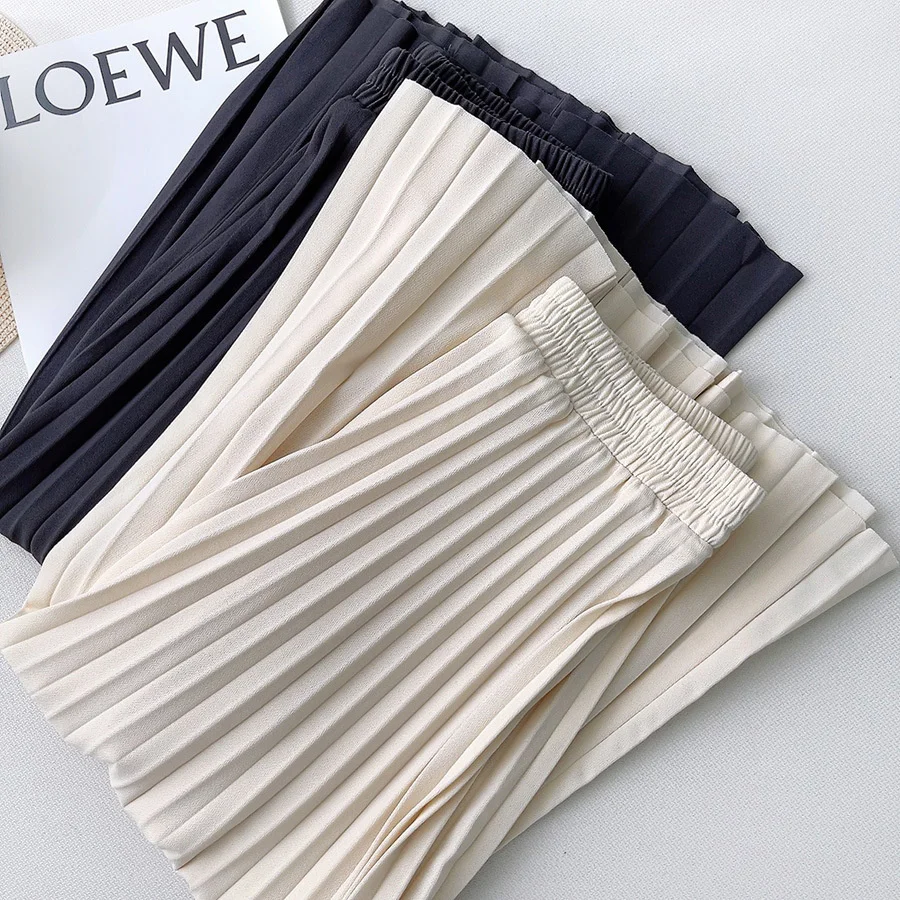 2022 High Waist Long Skirt Femme Faldas Jupe Saia Women A-Line Skirt High Quality Women Vintage Pleated Skirts
2022 High Waist Long Skirt Femme Faldas Jupe Saia Women A-Line Skirt High Quality Women Vintage Pleated Skirts