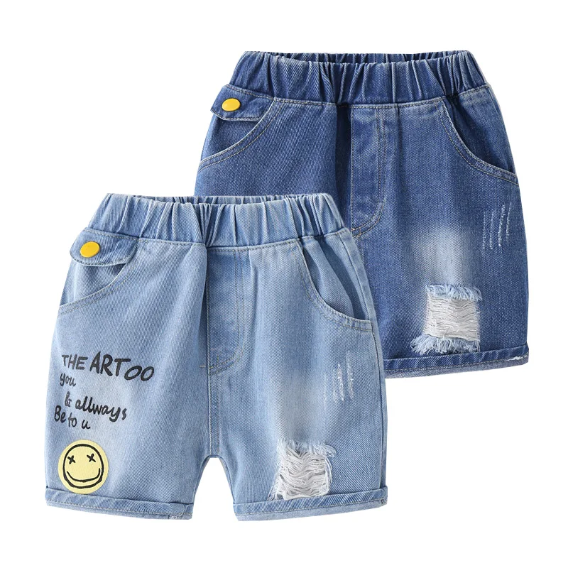 Ripped Summer Boys Denim Shorts Toddler Baby Quality Knee Length Jean Pants Children Kids Clothes
Ripped Summer Boys Denim Shorts Toddler Baby Quality Knee Length Jean Pants Children Kids Clothes