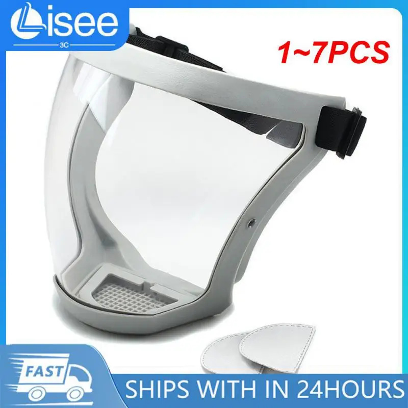 1~7PCS Transparent Full Face Shield Splash-proof Welding Safety Glasses Face Shield Windproof Mask Unisex Eye Protection Face
1~7PCS Transparent Full Face Shield Splash-proof Welding Safety Glasses Face Shield Windproof Mask Unisex Eye Protection Face