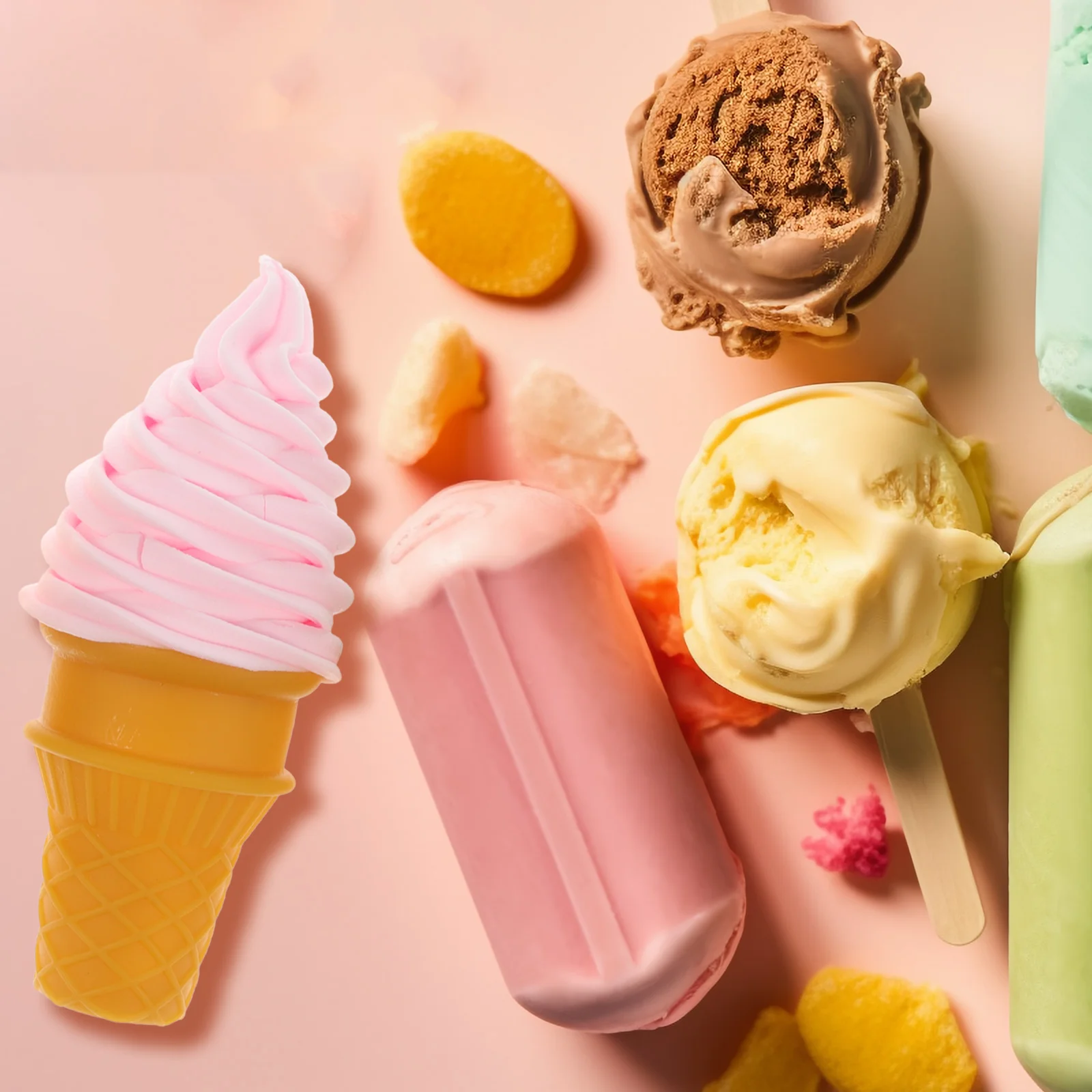 4Pcs Desktop Fake Ice Creams Decorative Ice Cream Decors Simulated Children Toys
4Pcs Desktop Fake Ice Creams Decorative Ice Cream Decors Simulated Children Toys
