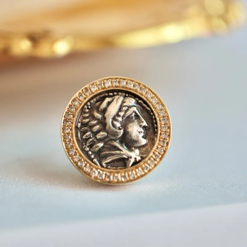UBESTNICE Real 18K Ancient Coins Hercules Diamond Pendants Solid Yellow Gold Jewelry AU750 Omnipotent Clip Design for Women Gift
UBESTNICE Real 18K Ancient Coins Hercules Diamond Pendants Solid Yellow Gold Jewelry AU750 Omnipotent Clip Design for Women Gift