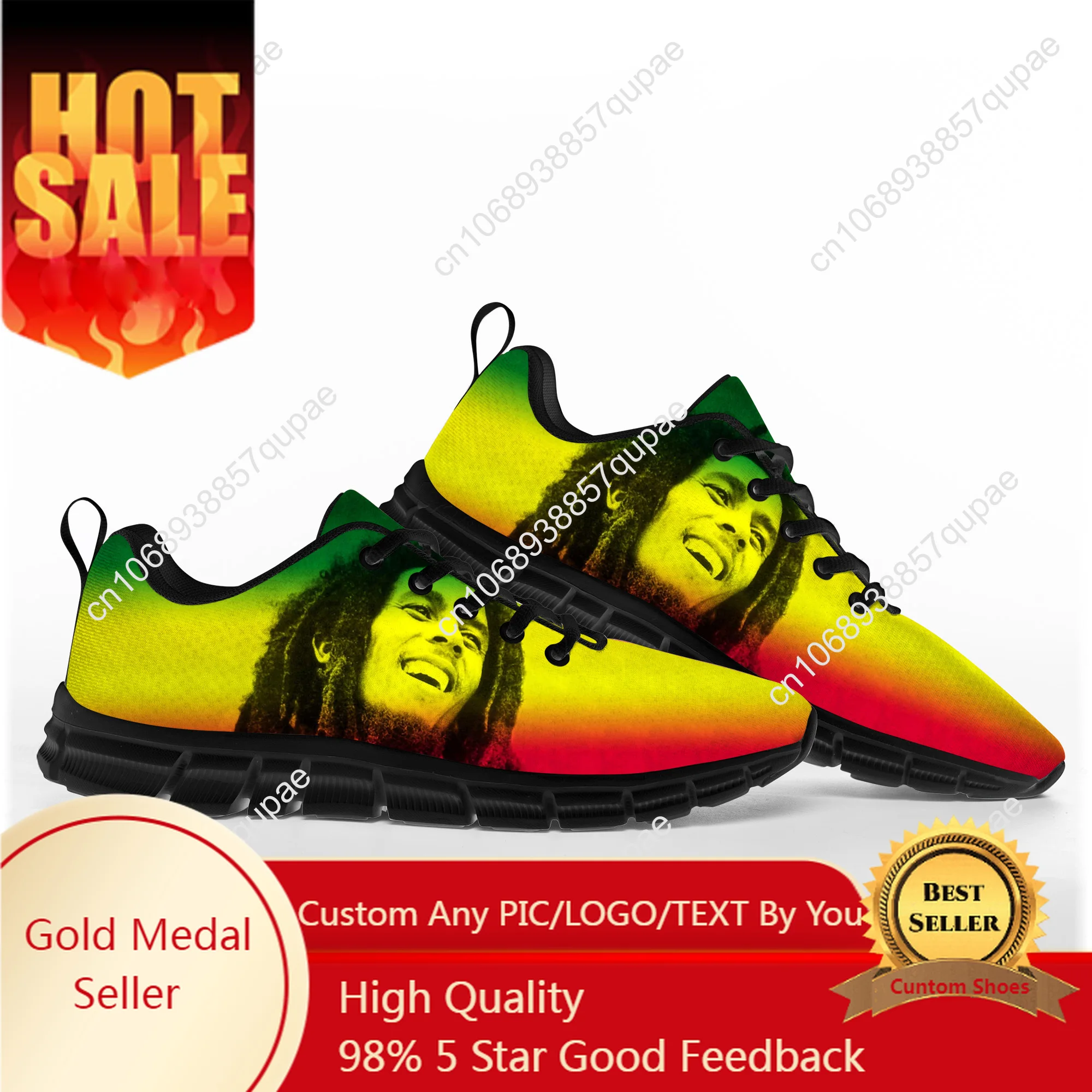 Bob Marley Reggae Rasta Music Singer Sports Shoes Mens Womens Teenager Sneakers Casual Custom Couple High Quality Couple Shoes
Bob Marley Reggae Rasta Music Singer Sports Shoes Mens Womens Teenager Sneakers Casual Custom Couple High Quality Couple Shoes