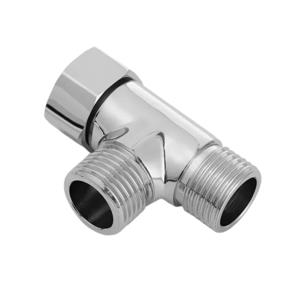 Water Diverter Silver Brass Three Fitting Faucet Adapter Connector For Connect Angle Valve Hoses Faucet Bathroom Accessories
Water Diverter Silver Brass Three Fitting Faucet Adapter Connector For Connect Angle Valve Hoses Faucet Bathroom Accessories