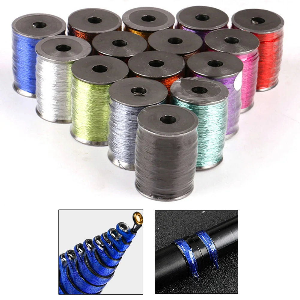 120m Fishing Rod Guide Winding Thread Braided Wire Polyester Fiber Ring Fasten Line DIY Building Accessories
120m Fishing Rod Guide Winding Thread Braided Wire Polyester Fiber Ring Fasten Line DIY Building Accessories