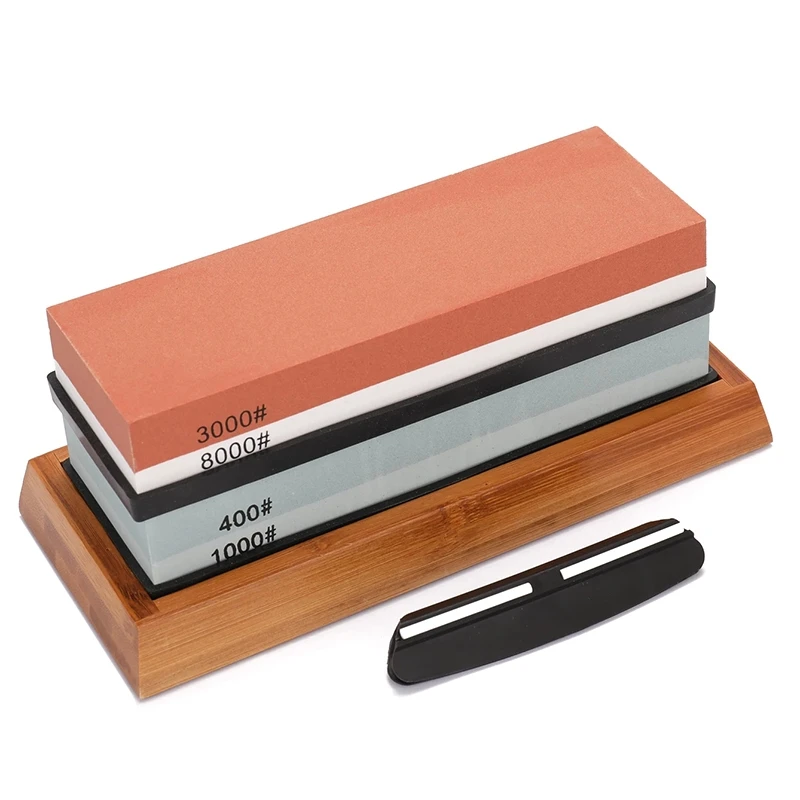 Knife Sharpening Stones Set Knife Sharpener 400/1000 3000/8000 Grit Grindstone Professional Whetstone Grinding Stone
Knife Sharpening Stones Set Knife Sharpener 400/1000 3000/8000 Grit Grindstone Professional Whetstone Grinding Stone