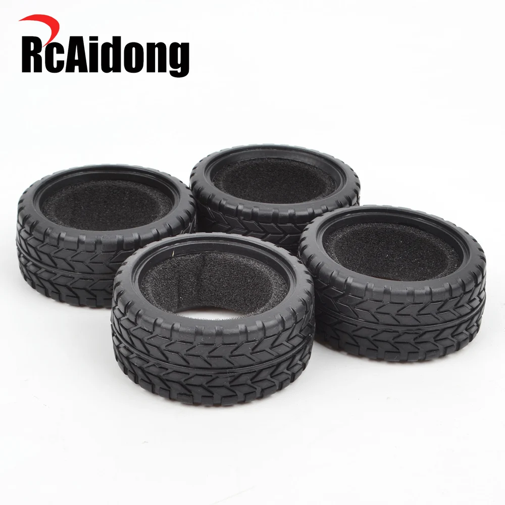 

4pcs Racing Wheel Tires W/foam for Tamiya TT02 HPI Yokomo Traxxas 4tec 2.0 1/10 RC Drift Car Tyre Upgrade Parts