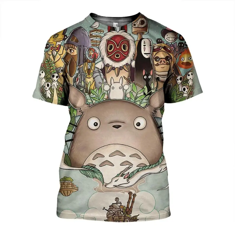 Hot Anime Totoro 3d Print Summer Men's Round Neck T-shirt Casual Short Sleeve Oversized Pullover Fashion Tops Trend Men Clothing
Hot Anime Totoro 3d Print Summer Men's Round Neck T-shirt Casual Short Sleeve Oversized Pullover Fashion Tops Trend Men Clothing