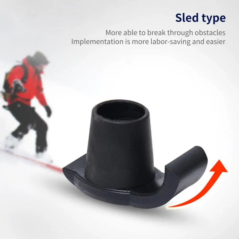 

Plastic Ski Glides High Strength Ski Glides Lightweight Mobility Walker Glides Scratch-resistant Sled Glides for Assist Walker