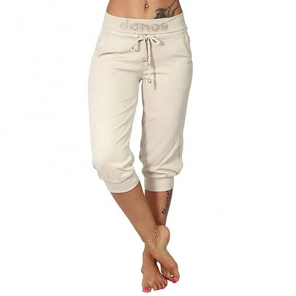 Solid Color Casual Drawstring Shorts Short Pants Women Low Rise Pockets Sports Capri Shorts
Solid Color Casual Drawstring Shorts Short Pants Women Low Rise Pockets Sports Capri Shorts