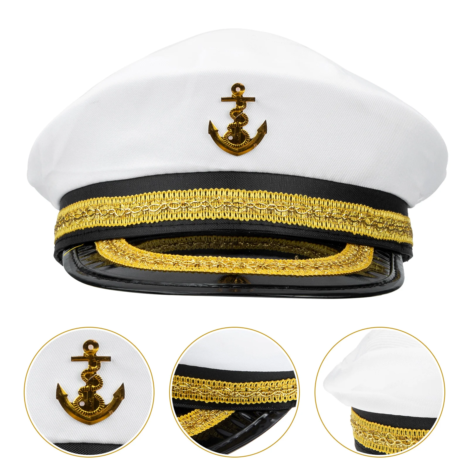 Captain Hats Party Decor Cosplay Supplies For Boating Sailor Stage Performance Costume Cowboy
Captain Hats Party Decor Cosplay Supplies For Boating Sailor Stage Performance Costume Cowboy