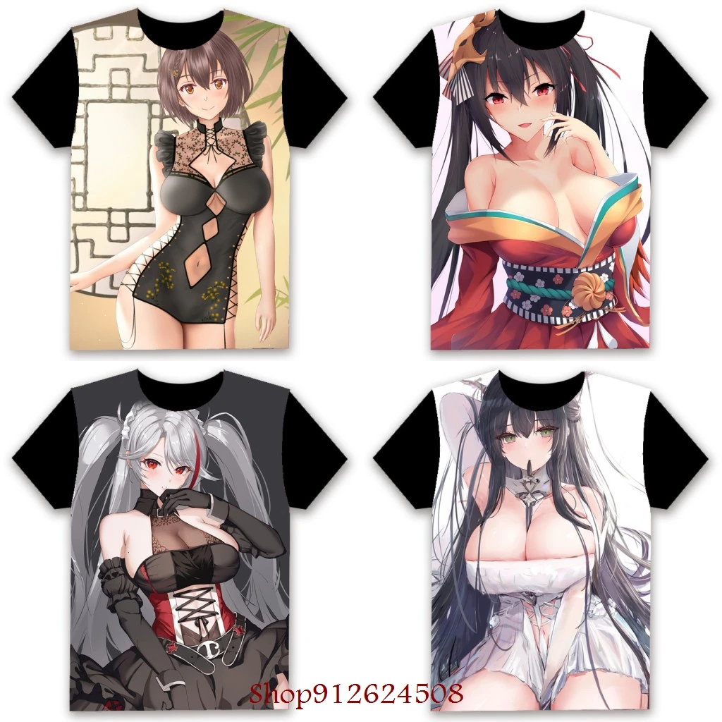Fashion Cute T-shirt Anime Azur Lane Cosplay Otaku Black Basic Short Sleeve Men Women Tee Tops Summer Shirt Hd Print
Fashion Cute T-shirt Anime Azur Lane Cosplay Otaku Black Basic Short Sleeve Men Women Tee Tops Summer Shirt Hd Print