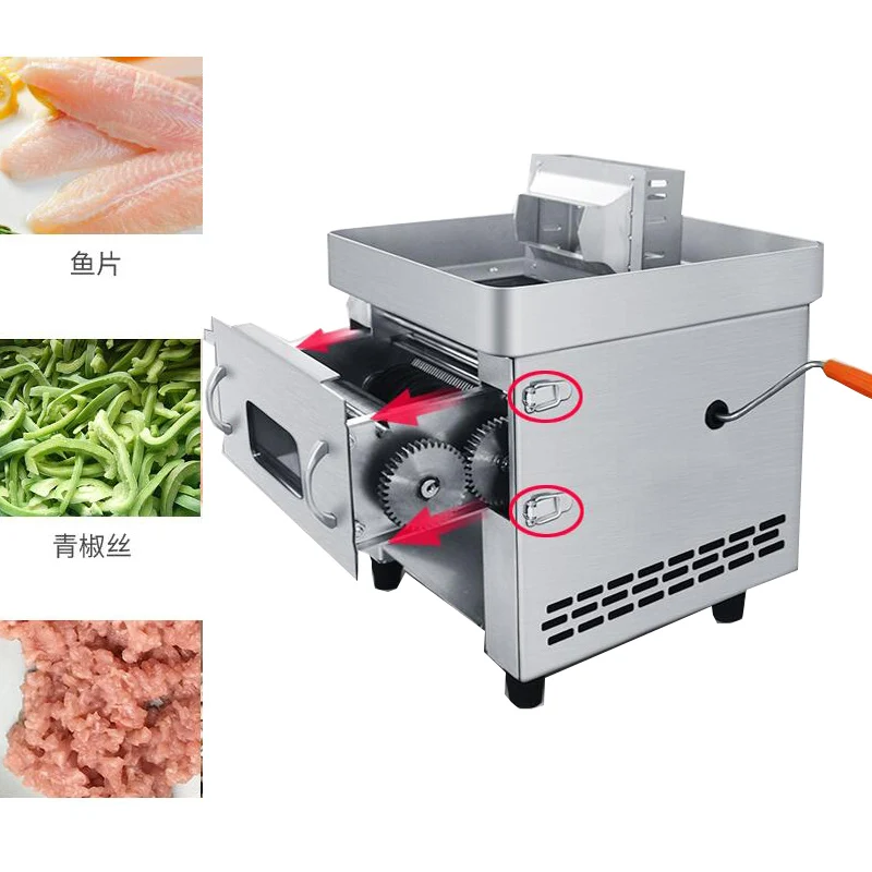 Manual Meat Cutting Machine Food Slicer Soft Vegetables Cutter Slicing Machine Pepper Meat Grinder Diced Meat
Manual Meat Cutting Machine Food Slicer Soft Vegetables Cutter Slicing Machine Pepper Meat Grinder Diced Meat