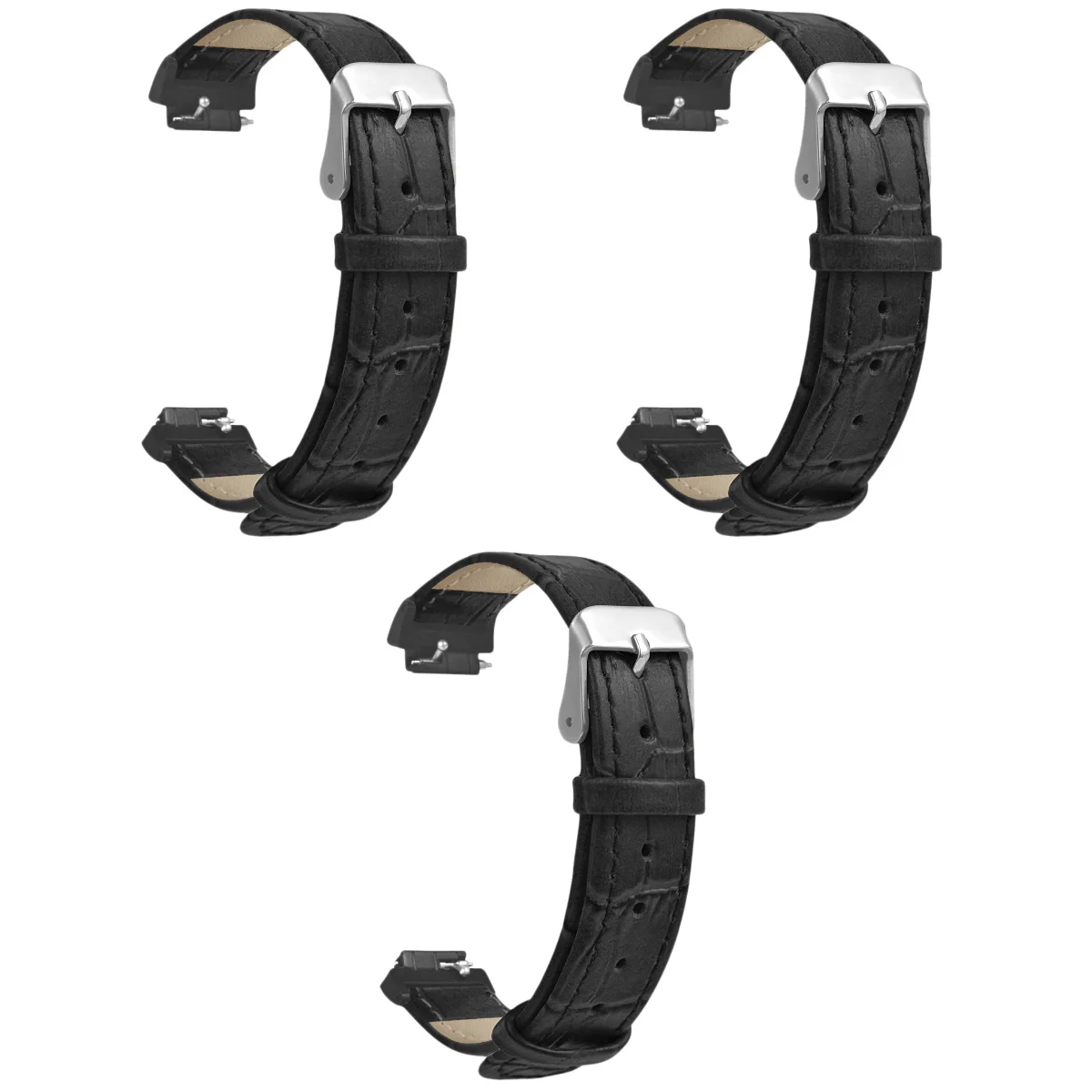 3 pcs Bamboo Grain Watch Strap Watch Band Replacement Casual Leather Watchband Compatible for Fitbit (Black)
3 pcs Bamboo Grain Watch Strap Watch Band Replacement Casual Leather Watchband Compatible for Fitbit (Black)