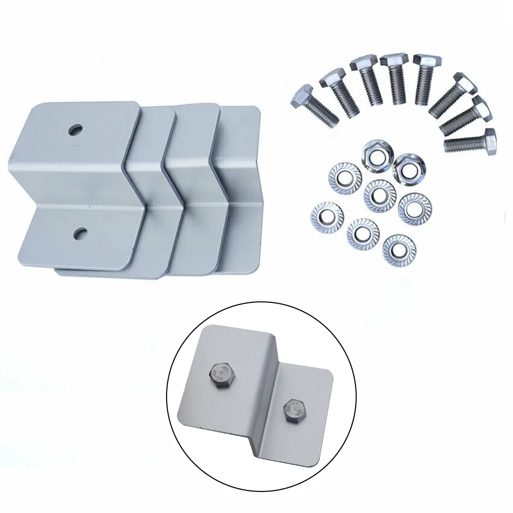 4Pcs/Set Z Style Solar Panel Mounting Kits For RV Caravan Yacht Motorhome Flat Roof Aluminum Alloy Z Bracket Solar Mount Kit
4Pcs/Set Z Style Solar Panel Mounting Kits For RV Caravan Yacht Motorhome Flat Roof Aluminum Alloy Z Bracket Solar Mount Kit