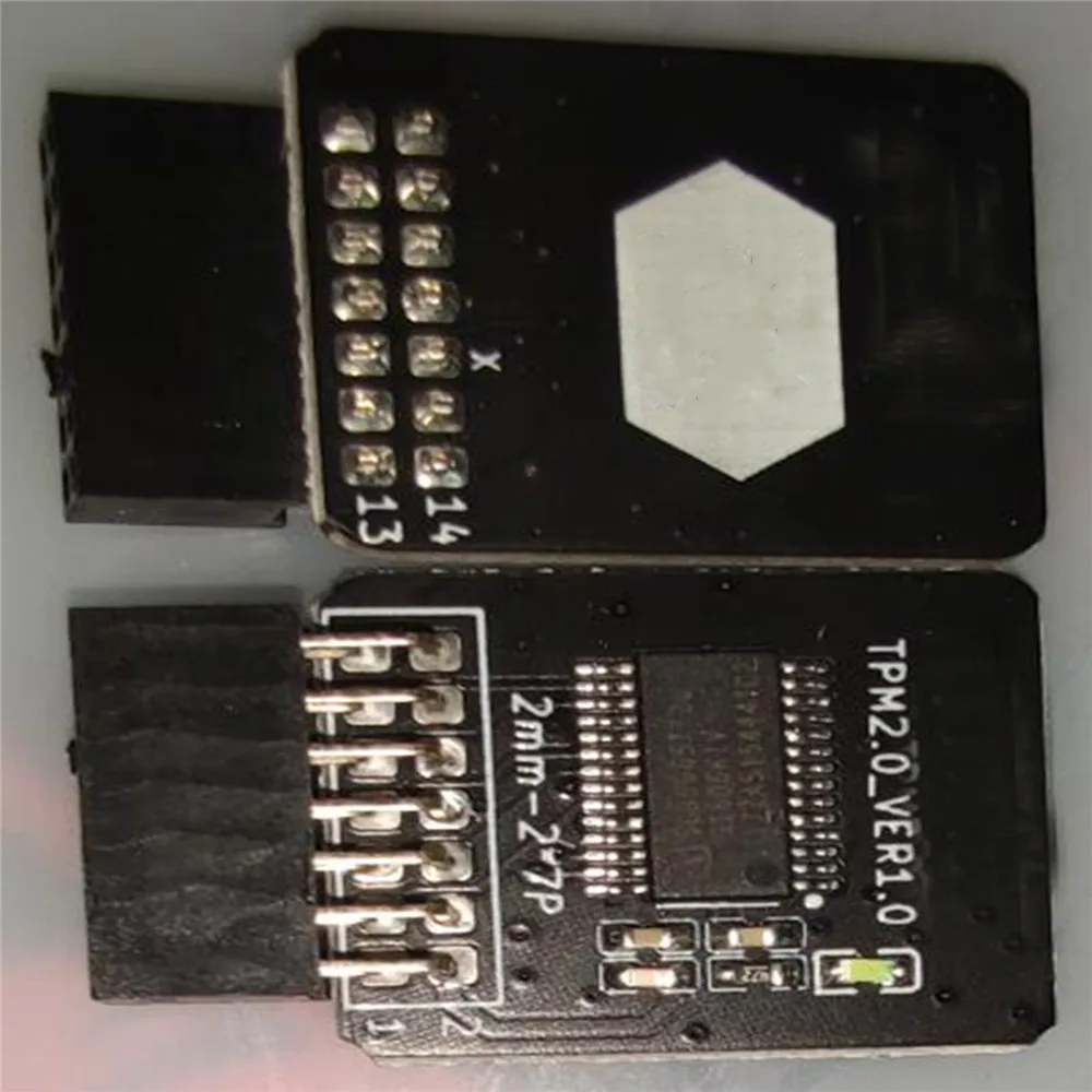 14-1 Pin Protection Module for ASUS Win11 Motherboard Chip TPM 2.0 Module DIY Part Accessories
14-1 Pin Protection Module for ASUS Win11 Motherboard Chip TPM 2.0 Module DIY Part Accessories