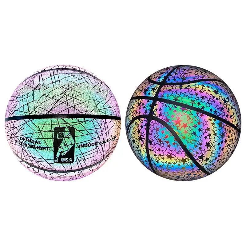 Glow Basketball Light Up Basketball Glow Basketball Holographics Basketball Reflective Basketball For Night Game
Glow Basketball Light Up Basketball Glow Basketball Holographics Basketball Reflective Basketball For Night Game