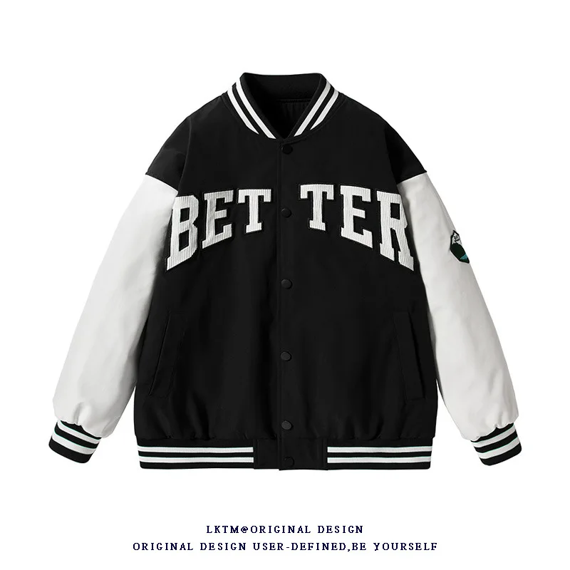 2022 new bomber jacket ins fashion brand loose casual top baseball uniform jacket men's spring and fall
2022 new bomber jacket ins fashion brand loose casual top baseball uniform jacket men's spring and fall