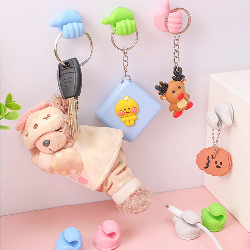 Thumbs Up Shape Key chain Wall Hooks Removable Clip Washed holder 3D anime wall stickers wall Door Home Decor hook 
Thumbs Up Shape Key chain Wall Hooks Removable Clip Washed holder 3D anime wall stickers wall Door Home Decor hook