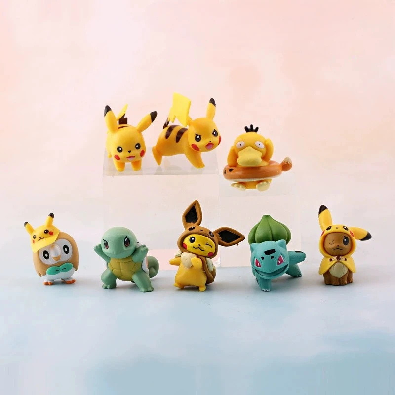Pokemon Animation Pikachu Handmade Toys Cute Cartoon Squirtle PsyDuck Birthday Cake Decorations Children's Holiday Gifts
Pokemon Animation Pikachu Handmade Toys Cute Cartoon Squirtle PsyDuck Birthday Cake Decorations Children's Holiday Gifts