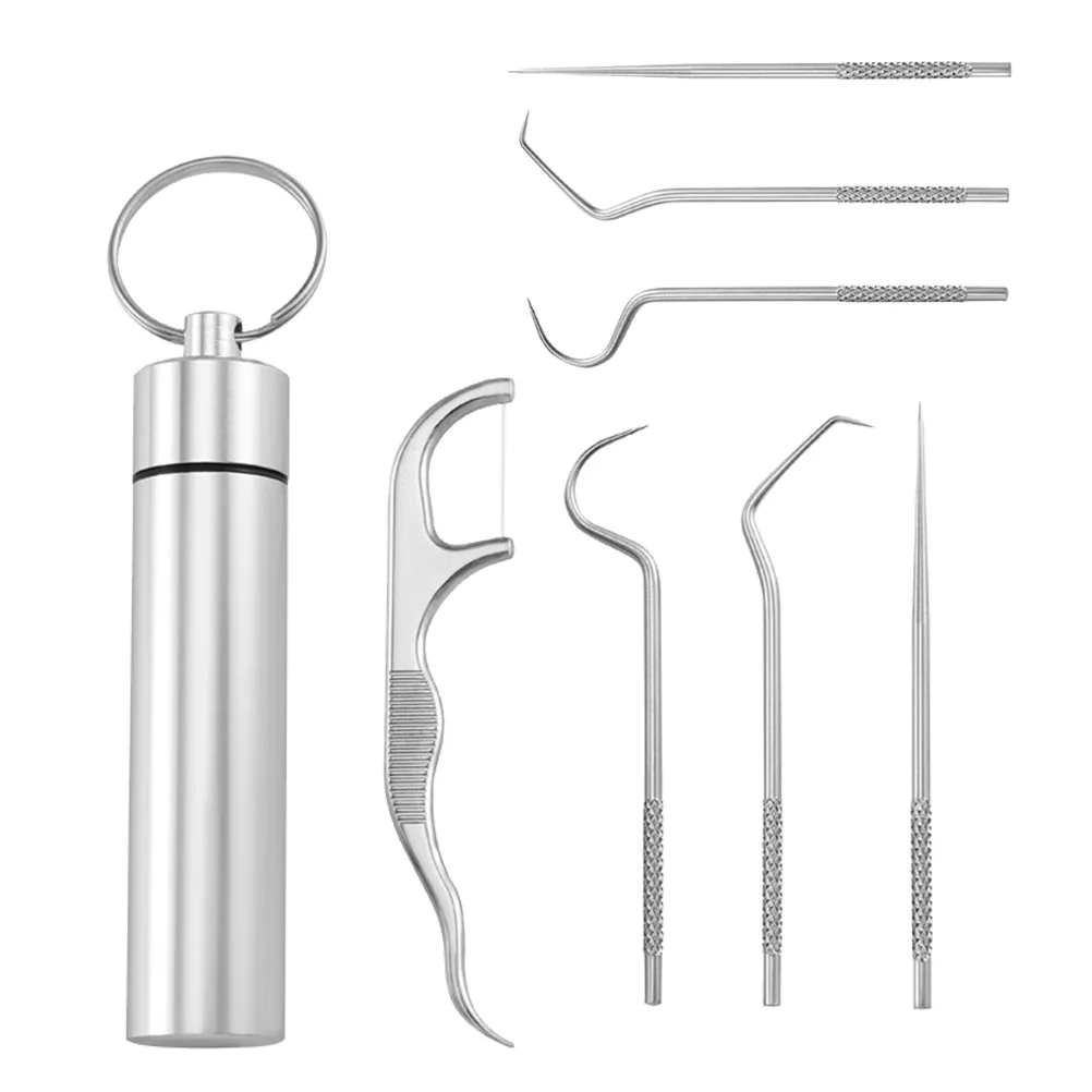 1 Set of Pick Multifunctional Toothpick Kit Portable Denture Pick Toothpick Kit Cleaner
1 Set of Pick Multifunctional Toothpick Kit Portable Denture Pick Toothpick Kit Cleaner