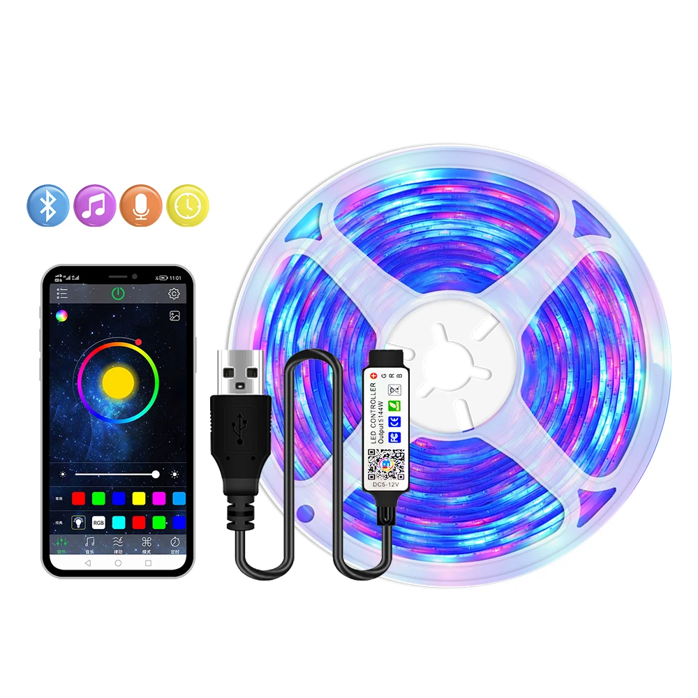 Светодиодная лента с Bluetooth, свадебное украшение Рамадан для спальни 2022, домашнее ТВ, неоновые светодиодные светильники для кемпинга, рыбалк...
Светодиодная лента с Bluetooth, свадебное украшение Рамадан для спальни 2022, домашнее ТВ, неоновые светодиодные светильники для кемпинга, рыбалк...