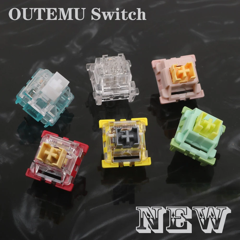 

Outemu New Holy Panda Switches Mechanical Keyboard Silent Peach Switch 3Pin Linear Tactile Similar Lemon RGB Gaming MX Switch