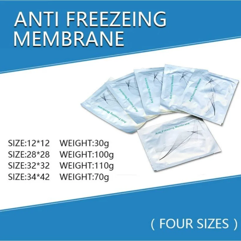 Membrane For Non-Invasive Cryo Machine For Fat Slimming With 4 Cryo Handle Fat Freeze Handles Salon Use
Membrane For Non-Invasive Cryo Machine For Fat Slimming With 4 Cryo Handle Fat Freeze Handles Salon Use