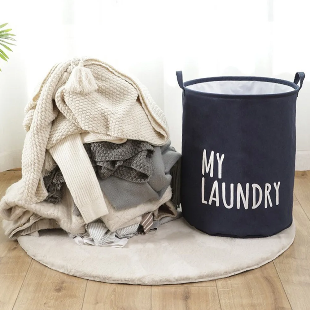Fabric Storage Basket Clothes Waterproof Bag Foldable Laundry Basket Large Bag Dirty Clothes Toys Cotton Linen Organizer
Fabric Storage Basket Clothes Waterproof Bag Foldable Laundry Basket Large Bag Dirty Clothes Toys Cotton Linen Organizer