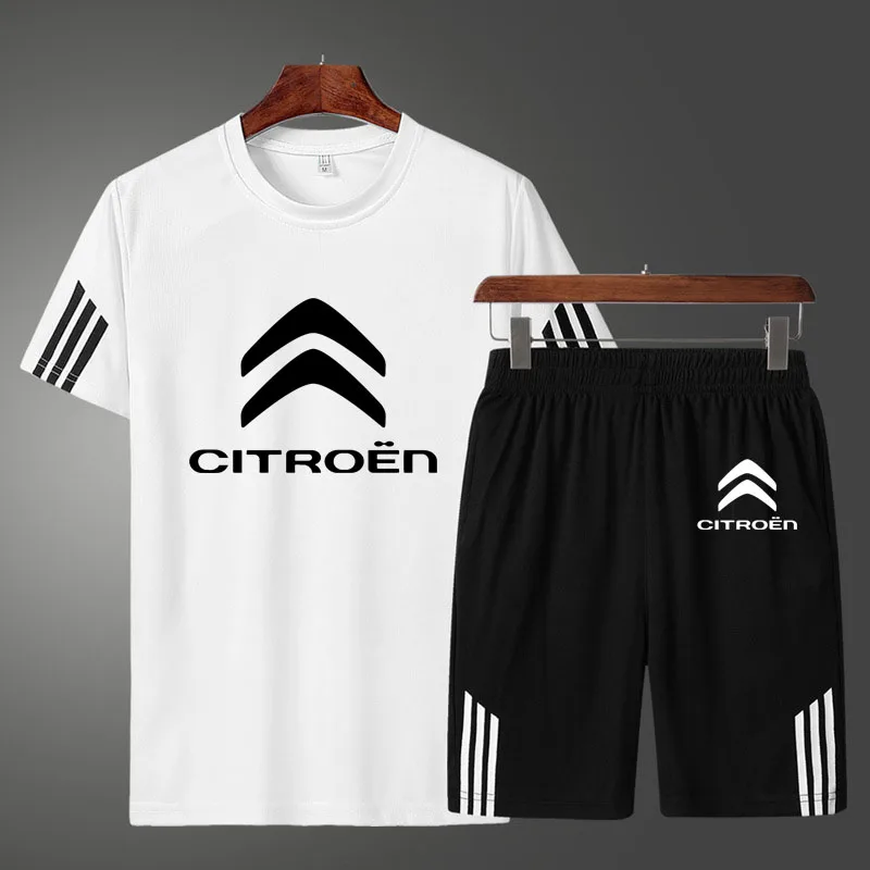 2022High Quality Casual Men's T-shirt Citroen Car Logo printing Summer Cotton Men's short sleeve + shorts two-piece suit
2022High Quality Casual Men's T-shirt Citroen Car Logo printing Summer Cotton Men's short sleeve + shorts two-piece suit