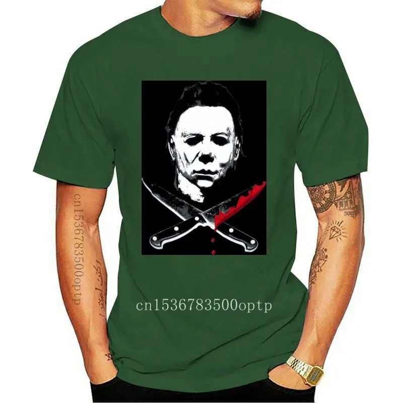 Man Clothing New Cheap Crew Neck Men'S Top Tee Halloween Michael Myers Classic Horror Slasher Movie Bloody Knives Funny T-Sh
Man Clothing New Cheap Crew Neck Men'S Top Tee Halloween Michael Myers Classic Horror Slasher Movie Bloody Knives Funny T-Sh