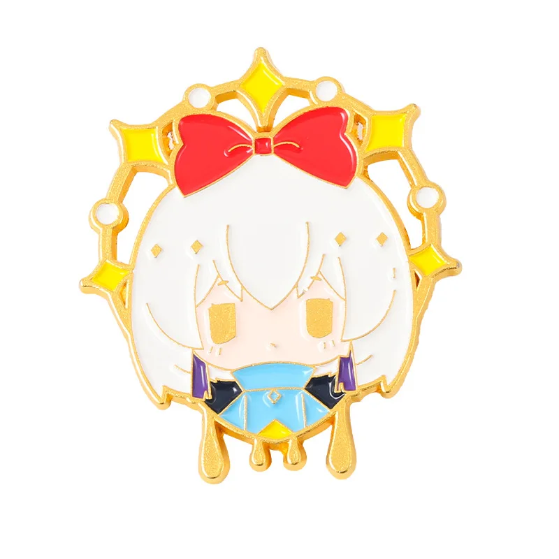 Quadratic Element Game Peripheral Light Encounter Fashionable Creative Cartoon Brooch Lovely Enamel Badge Clothing Accessories
Quadratic Element Game Peripheral Light Encounter Fashionable Creative Cartoon Brooch Lovely Enamel Badge Clothing Accessories
