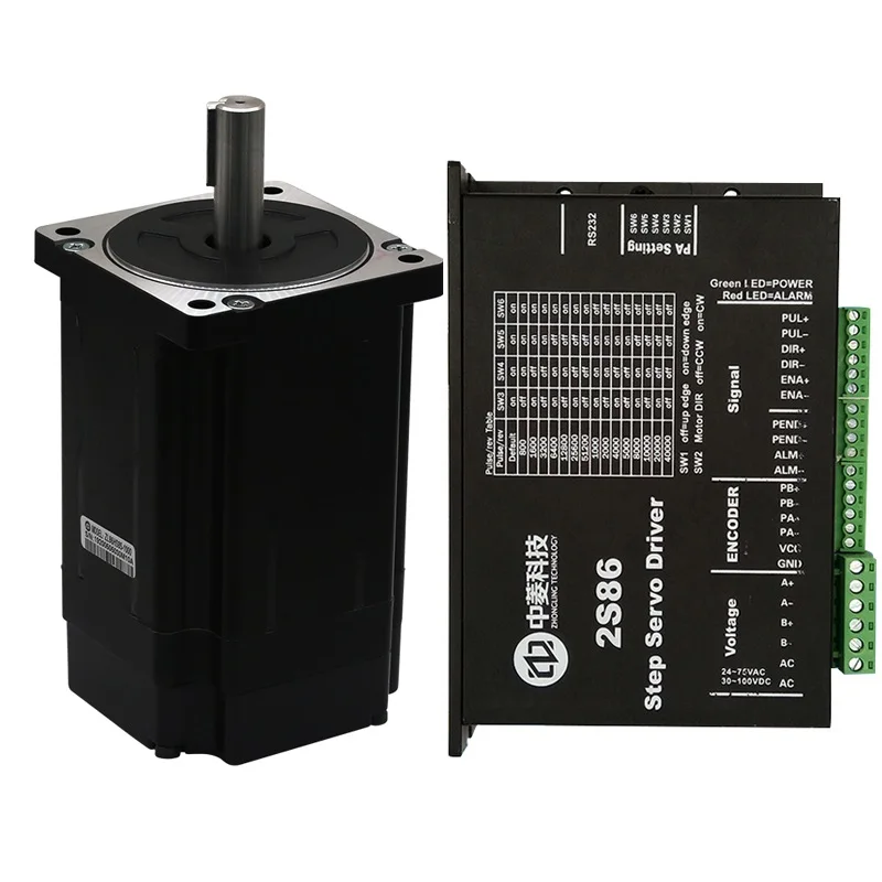 ZLTECH Nema 34 86mm 8.5N.m 7A DC 36V 48V AC 27V-75V closed loop stepper stepping motor and driver kit for CNC engraver Medical
ZLTECH Nema 34 86mm 8.5N.m 7A DC 36V 48V AC 27V-75V closed loop stepper stepping motor and driver kit for CNC engraver Medical