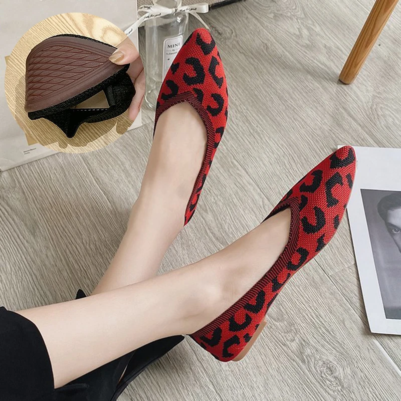 Rimocy/женские Леопардовые балетки на плоской подошве; Вязаные повседневные женские туфли на мягкой подошве без застежки; Коллекция 2022 года; О...
Rimocy/женские Леопардовые балетки на плоской подошве; Вязаные повседневные женские туфли на мягкой подошве без застежки; Коллекция 2022 года; О...