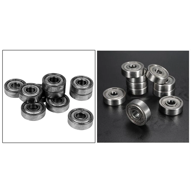 20 Pcs Miniature Rubber Sealed Metal Shielded Metric Radial Ball Bearing, 10Pcs 607ZZ & 10Pcs 627-ZZ
20 Pcs Miniature Rubber Sealed Metal Shielded Metric Radial Ball Bearing, 10Pcs 607ZZ & 10Pcs 627-ZZ