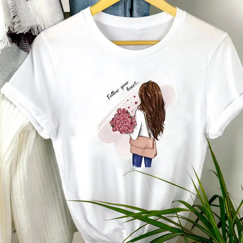 Women Pretty Watercolor Flower 90s Cartoon Summer Fashion Short Sleeve Summer Print Tshirt Nice Tee Top Graphic T-shirt
Women Pretty Watercolor Flower 90s Cartoon Summer Fashion Short Sleeve Summer Print Tshirt Nice Tee Top Graphic T-shirt