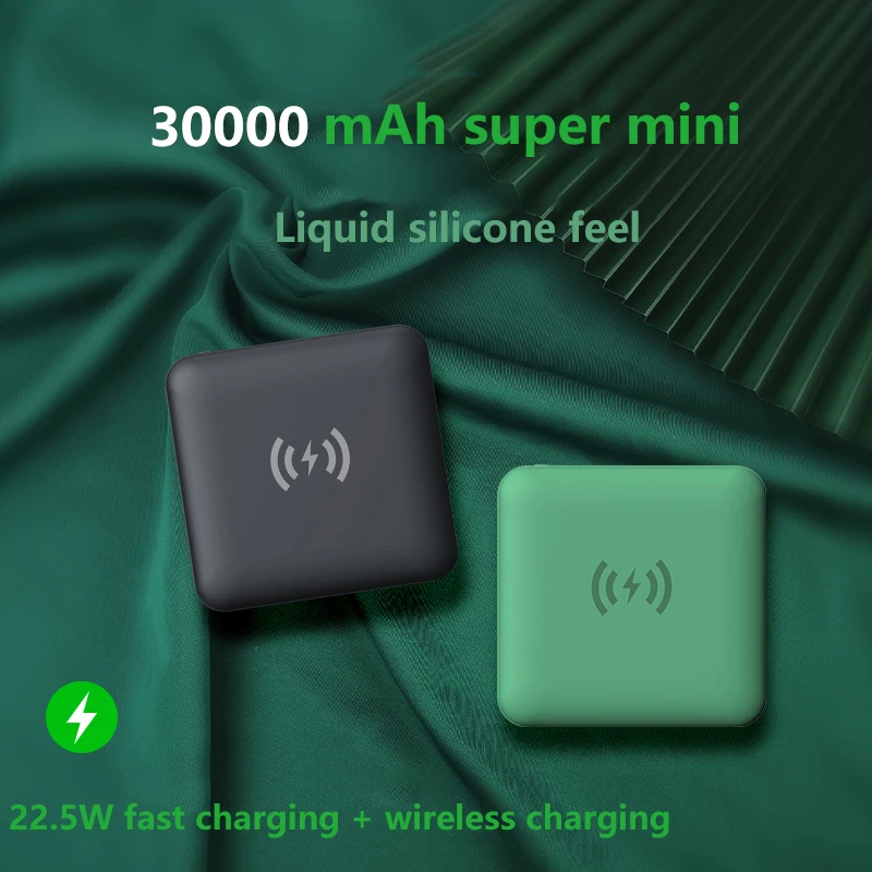Liquid Silicone Power Bank 30000mAh 15W Wireless Fast Charger For iphone 12 13 Pro Max External Portable Battery Pack powerbank
Liquid Silicone Power Bank 30000mAh 15W Wireless Fast Charger For iphone 12 13 Pro Max External Portable Battery Pack powerbank