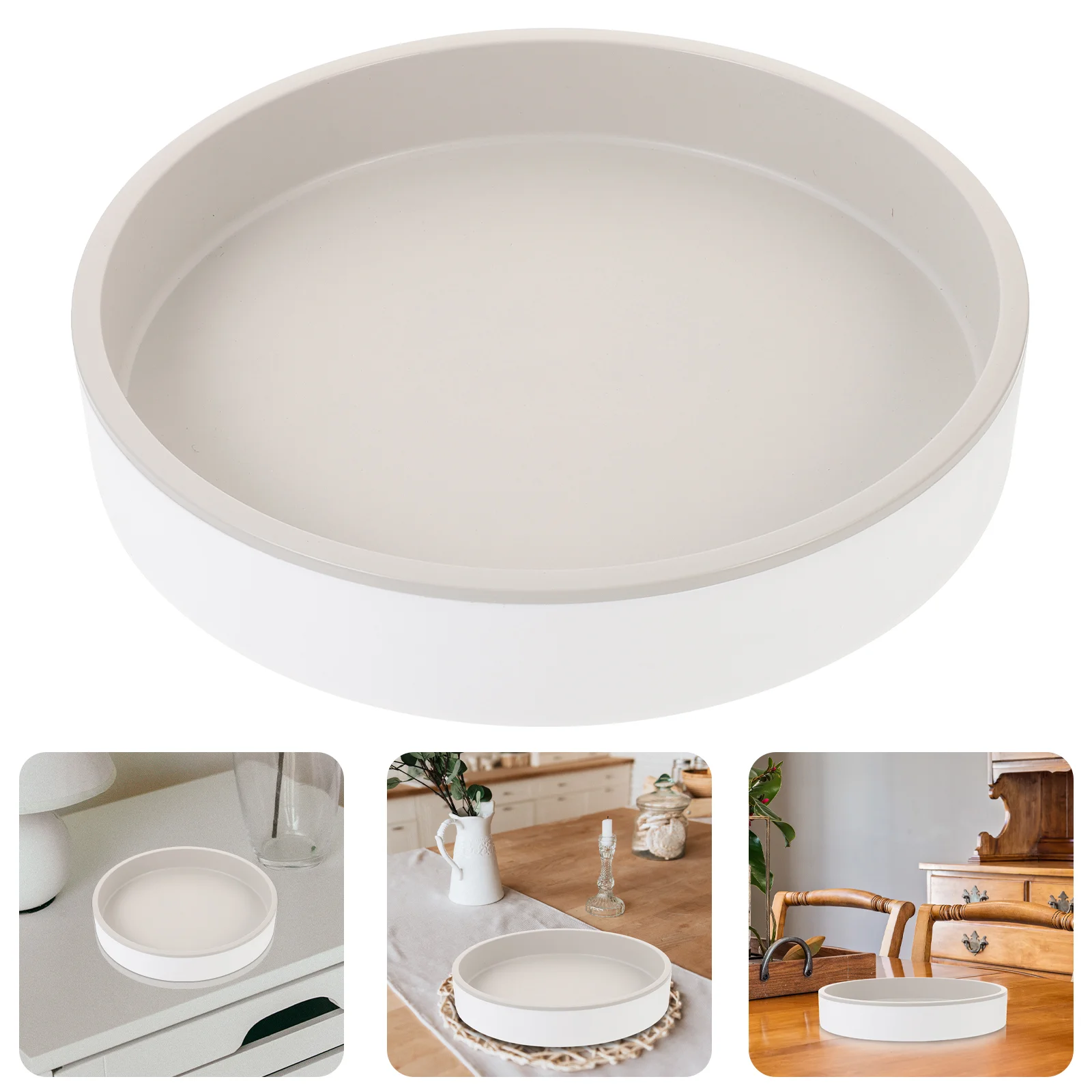 Kitchen Sundries Holder Rotatable Seasoning Round Shape Spice Jar Organizer Tray Turntable Supplies Rotating Cabinet 
Kitchen Sundries Holder Rotatable Seasoning Round Shape Spice Jar Organizer Tray Turntable Supplies Rotating Cabinet