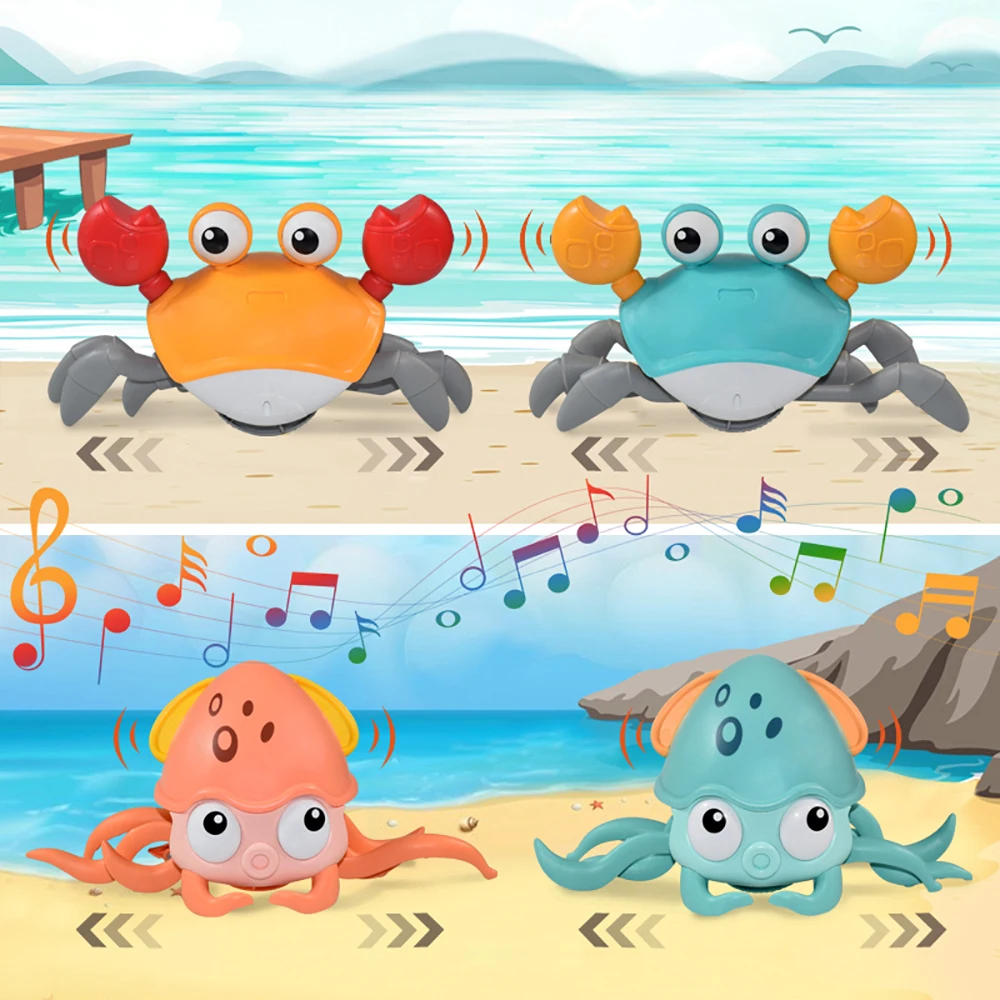 Kids Induction Crawling Crab Octopus Walking Toy Baby Electronic Pets Musical Toys Educational Toddler Moving Toy Christmas Gift
Kids Induction Crawling Crab Octopus Walking Toy Baby Electronic Pets Musical Toys Educational Toddler Moving Toy Christmas Gift