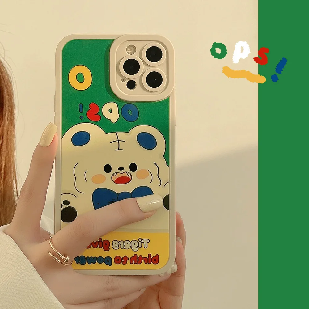 Korean Cute Cartoon Funny Tiger Silicone Phone Case For iPhone 13 12 11 Pro XS Max X XR 6 7 8 Plus Shockproof Soft Back Cover
Korean Cute Cartoon Funny Tiger Silicone Phone Case For iPhone 13 12 11 Pro XS Max X XR 6 7 8 Plus Shockproof Soft Back Cover