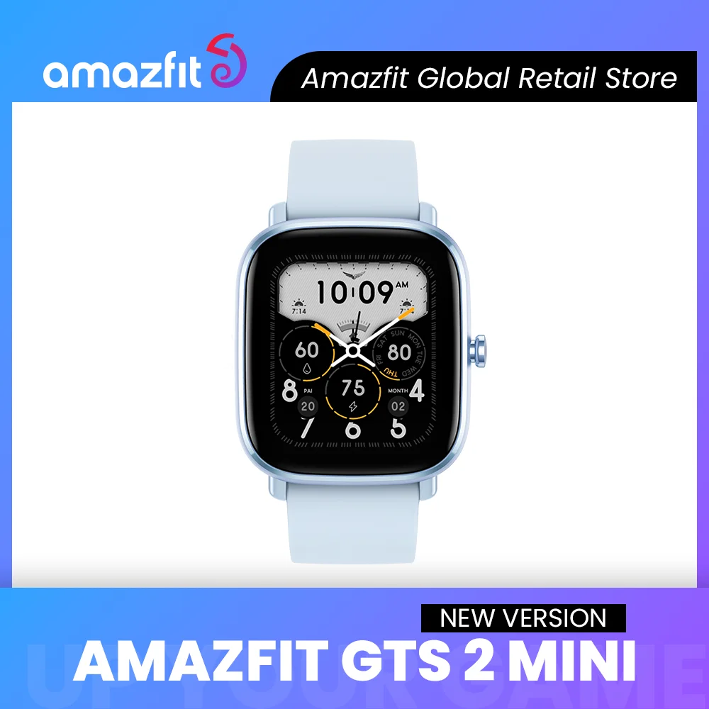 

2023 New Product 2022 Amazfit GTS 2 mini New Version Smartwatch Sleep Monitoring 68+Sports Modes Smart Watch For Android For iOS