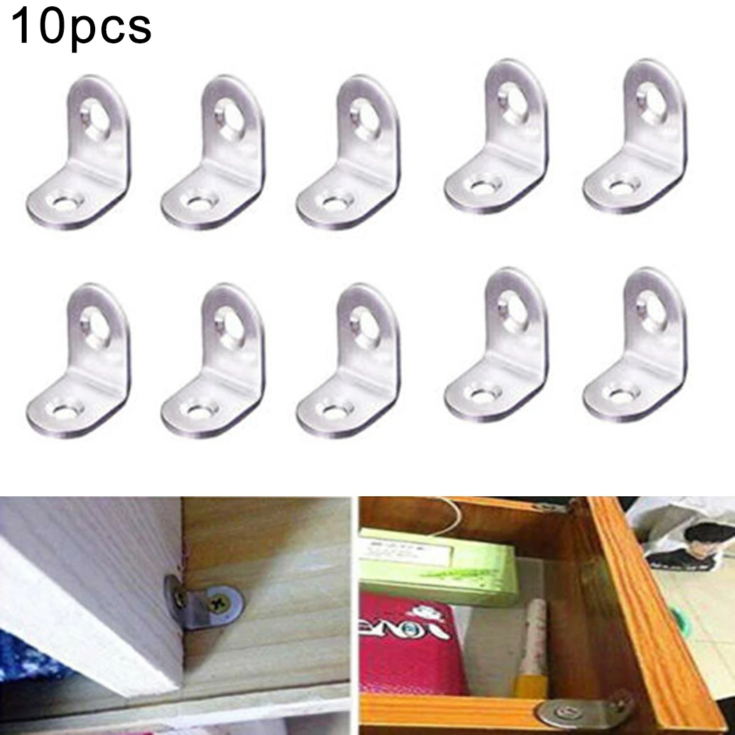 10pcs Lshaped Right Angle Bracket Corner Code Partition Bracket Fixed Bracket Silver Rustproof Wooden Bed Bookshelf Wooden Table
10pcs Lshaped Right Angle Bracket Corner Code Partition Bracket Fixed Bracket Silver Rustproof Wooden Bed Bookshelf Wooden Table
