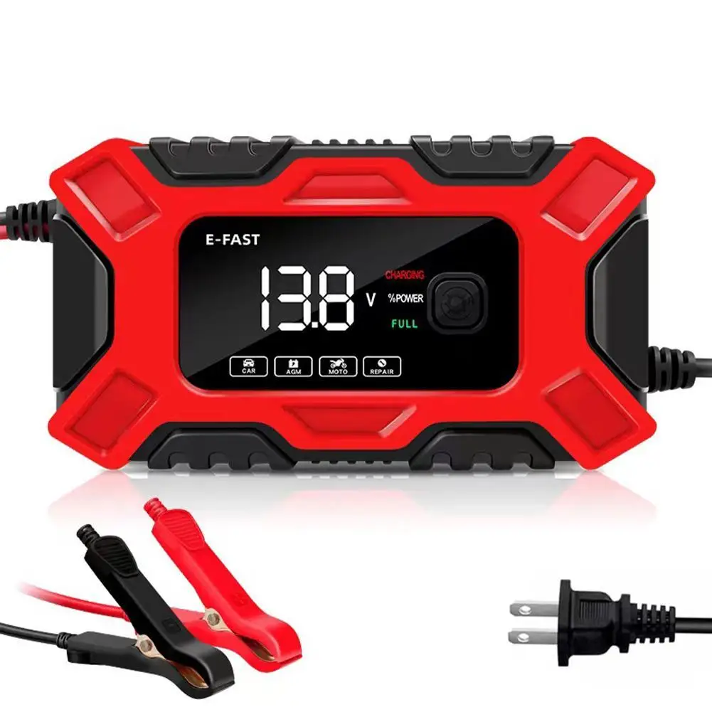 12 В многофункциональное зарядное устройство для ремонта импульсов с вилкой для ЕС/США, профессиональный стартер для автомобильного аккуму... 
12 В многофункциональное зарядное устройство для ремонта импульсов с вилкой для ЕС/США, профессиональный стартер для автомобильного аккуму...