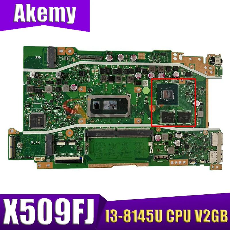 Akemy для ASUS Vivobook X509F X509FB X509FJ X509FL оригинальная материнская плата X509FL материнская плата для ноутбука с I3-8145U процессор V2GB
Akemy для ASUS Vivobook X509F X509FB X509FJ X509FL оригинальная материнская плата X509FL материнская плата для ноутбука с I3-8145U процессор V2GB