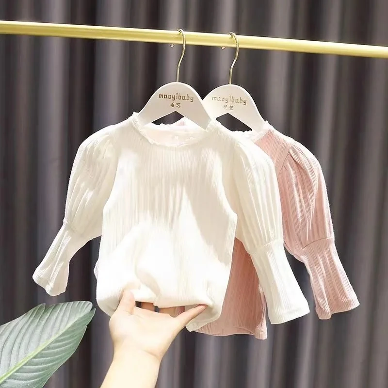 Girls bottoms shirts baby kids children's spring autumn cotton long sleeve t-shirts new girls bubble sleeves fashion tops P4 734
Girls bottoms shirts baby kids children's spring autumn cotton long sleeve t-shirts new girls bubble sleeves fashion tops P4 734