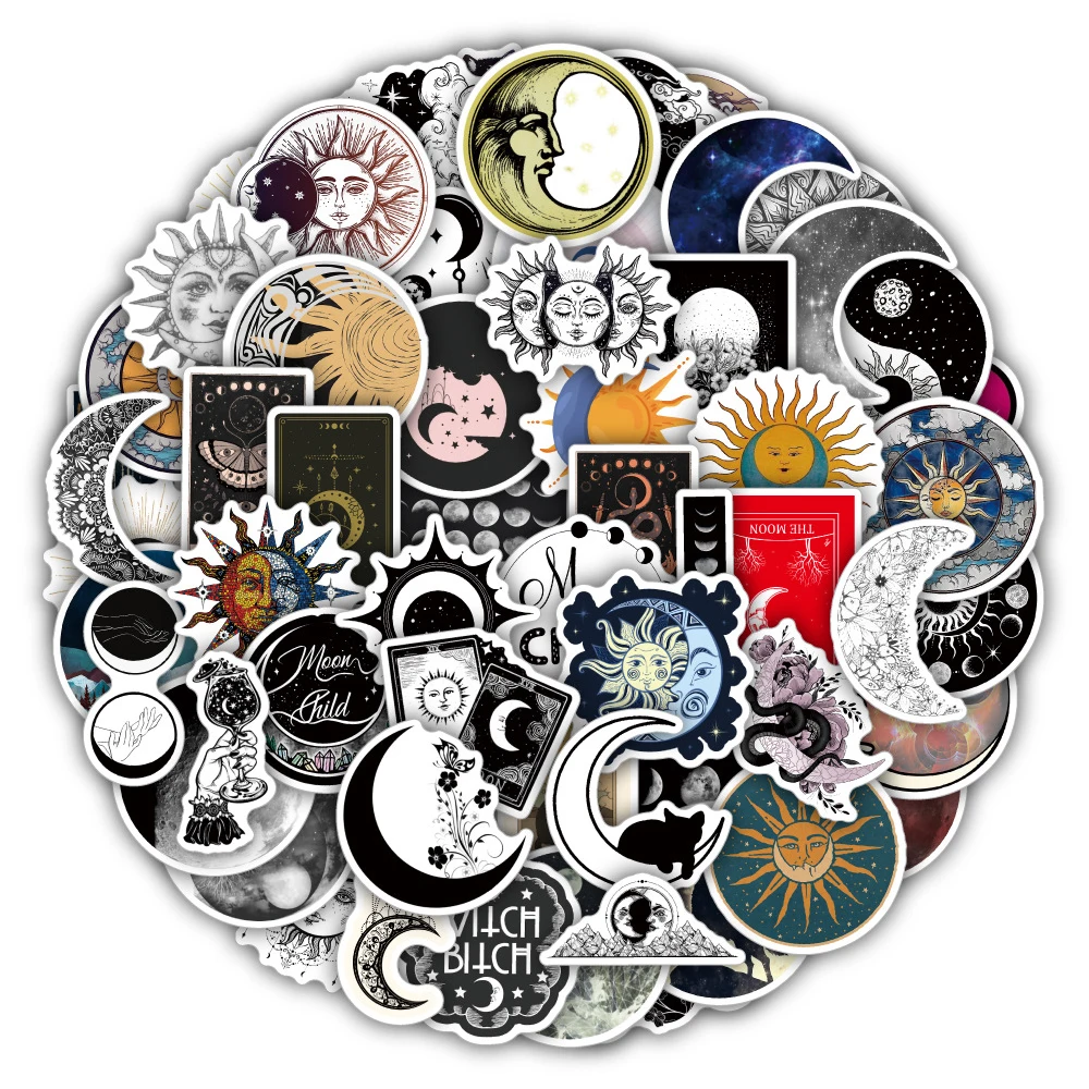 10/30/60PCS Gothic Mysterious Witch Moon Graffiti Stickers Aesthetic Art Decals Scrapbook Laptop Guitar Phone Graffiti Sticker
10/30/60PCS Gothic Mysterious Witch Moon Graffiti Stickers Aesthetic Art Decals Scrapbook Laptop Guitar Phone Graffiti Sticker