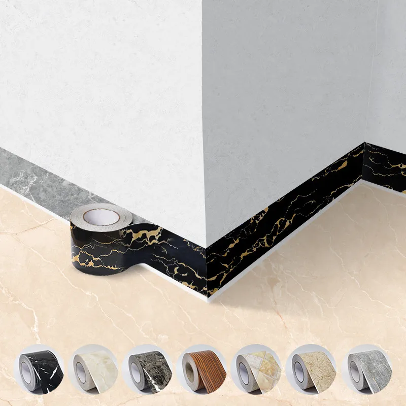 5M PVC Waterproof Waist Line Wood Marble Self Adhesive Skirting Line Wallpaper Tile Decorative Film Living Room Wall Floor Decor
5M PVC Waterproof Waist Line Wood Marble Self Adhesive Skirting Line Wallpaper Tile Decorative Film Living Room Wall Floor Decor