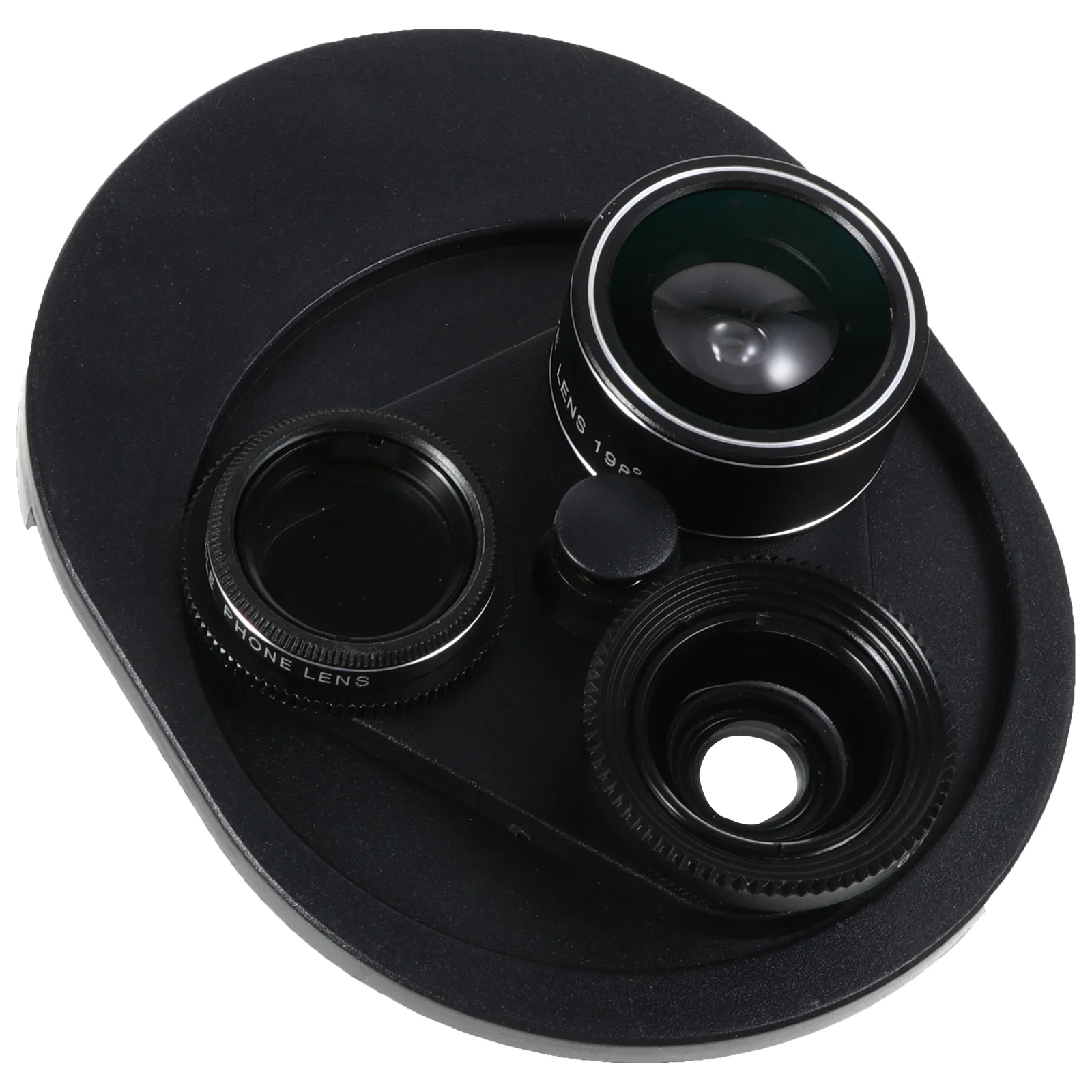 Universal Camera, 4 in 1 Lens Including 198° Fisheye Lens, 15X Macro, 0 63X Wide Angle& Circular Polarizer Lens
Universal Camera, 4 in 1 Lens Including 198° Fisheye Lens, 15X Macro, 0 63X Wide Angle& Circular Polarizer Lens