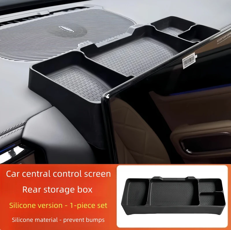 Задний ящик для хранения центрального экрана управления автомобиля, подходит для BYD Leopard 8, модифицированный автоматический силиконовый ящик для хранения салфеток, детали для обновления автомобиля
Задний ящик для хранения центрального экрана управления автомобиля, подходит для BYD Leopard 8, модифицированный автоматический силиконовый ящик для хранения салфеток, детали для обновления автомобиля