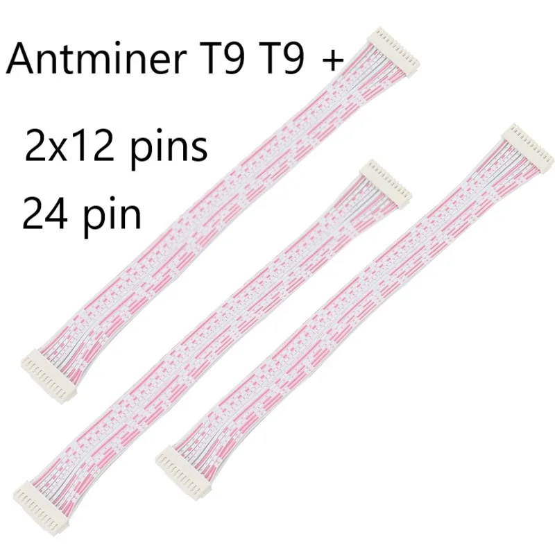 24 pin signal cable for antminer T9 T9 + machine, communication interval 2mm x 155mm, 2x12 pins
24 pin signal cable for antminer T9 T9 + machine, communication interval 2mm x 155mm, 2x12 pins