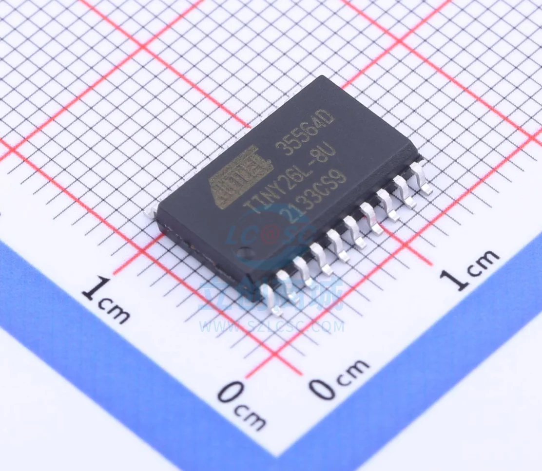 100% New Original ATTINY26L-8SUR Package SOIC-20 New Original Genuine Microcontroller IC Chip
100% New Original ATTINY26L-8SUR Package SOIC-20 New Original Genuine Microcontroller IC Chip